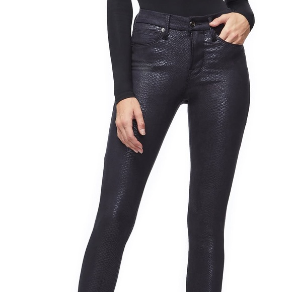 good american black pants